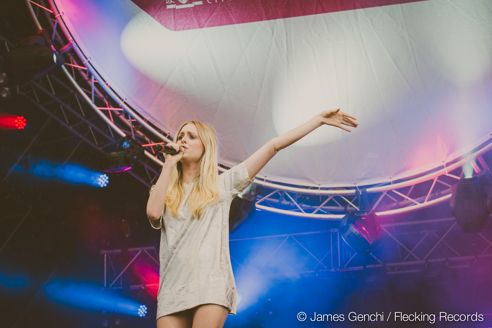 Photos: Diana Vickers flashes at Party in the Park, Leeds