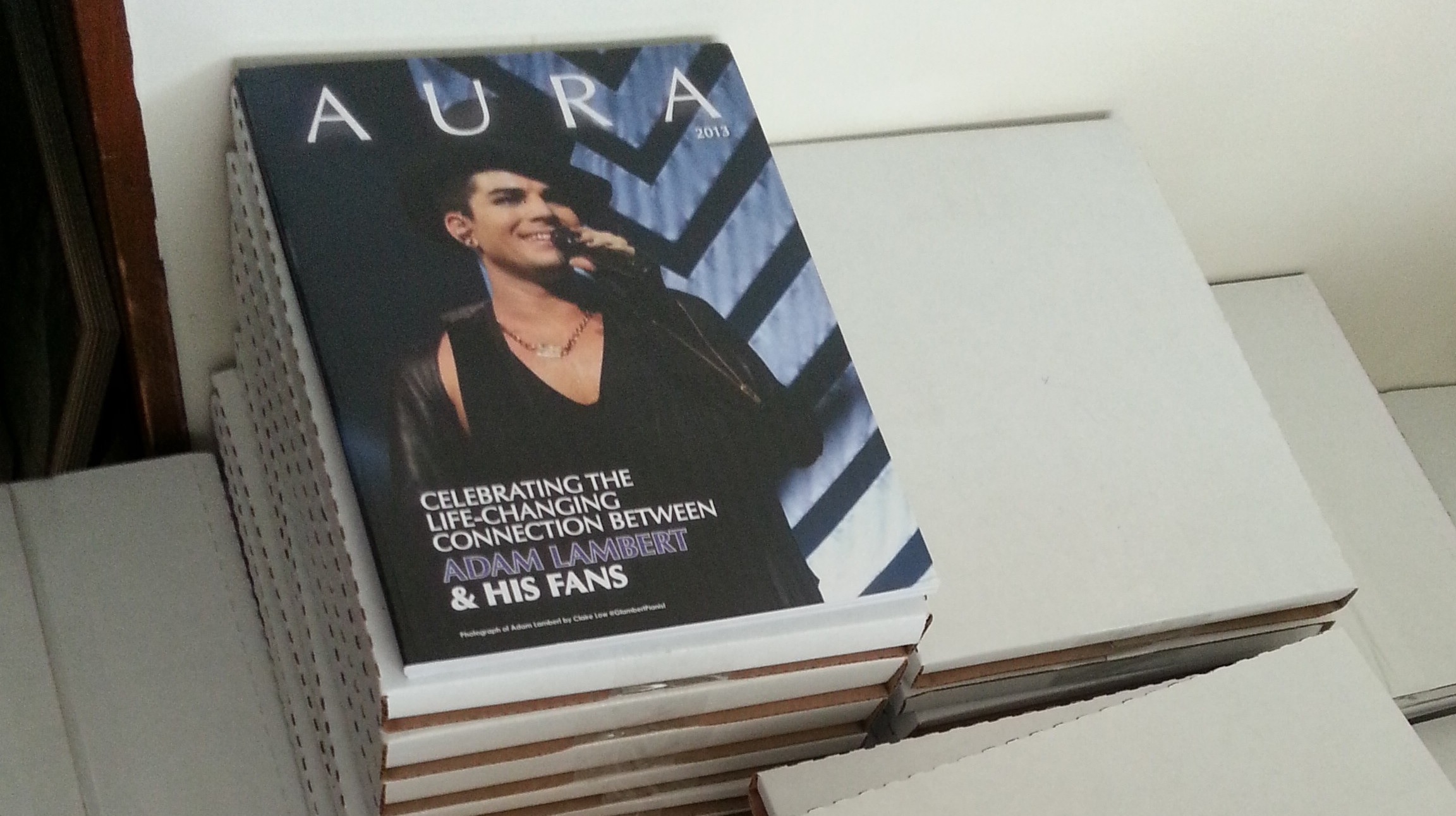 Adam Lambert tribute magazine, Aura, is ready for fans