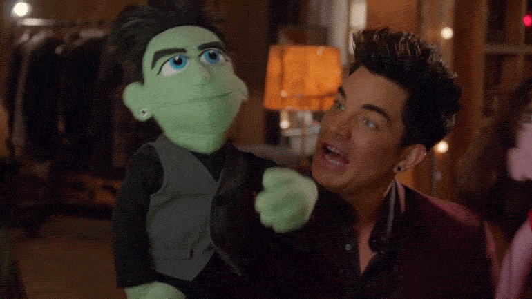 Our three favourite things on Glee: Puppets, The Fox and Adam Lambert