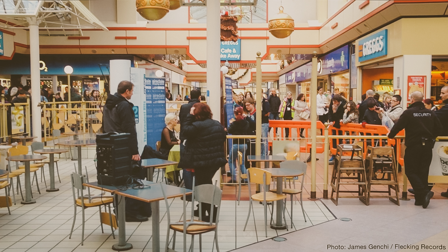 Amelia Lily’s autograph signing… in Greggs!