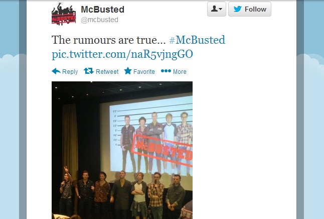 McBusted are go! A supergroup is born