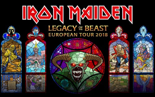 Iron Maiden announce Legacy Of The Beast European Tour 2018